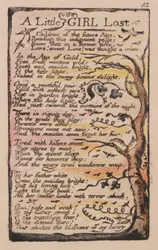 Lieder der Unschuld und der Erfahrung, Platte 52, Ein kleines verlorenes Mädchen (Bentley 51)